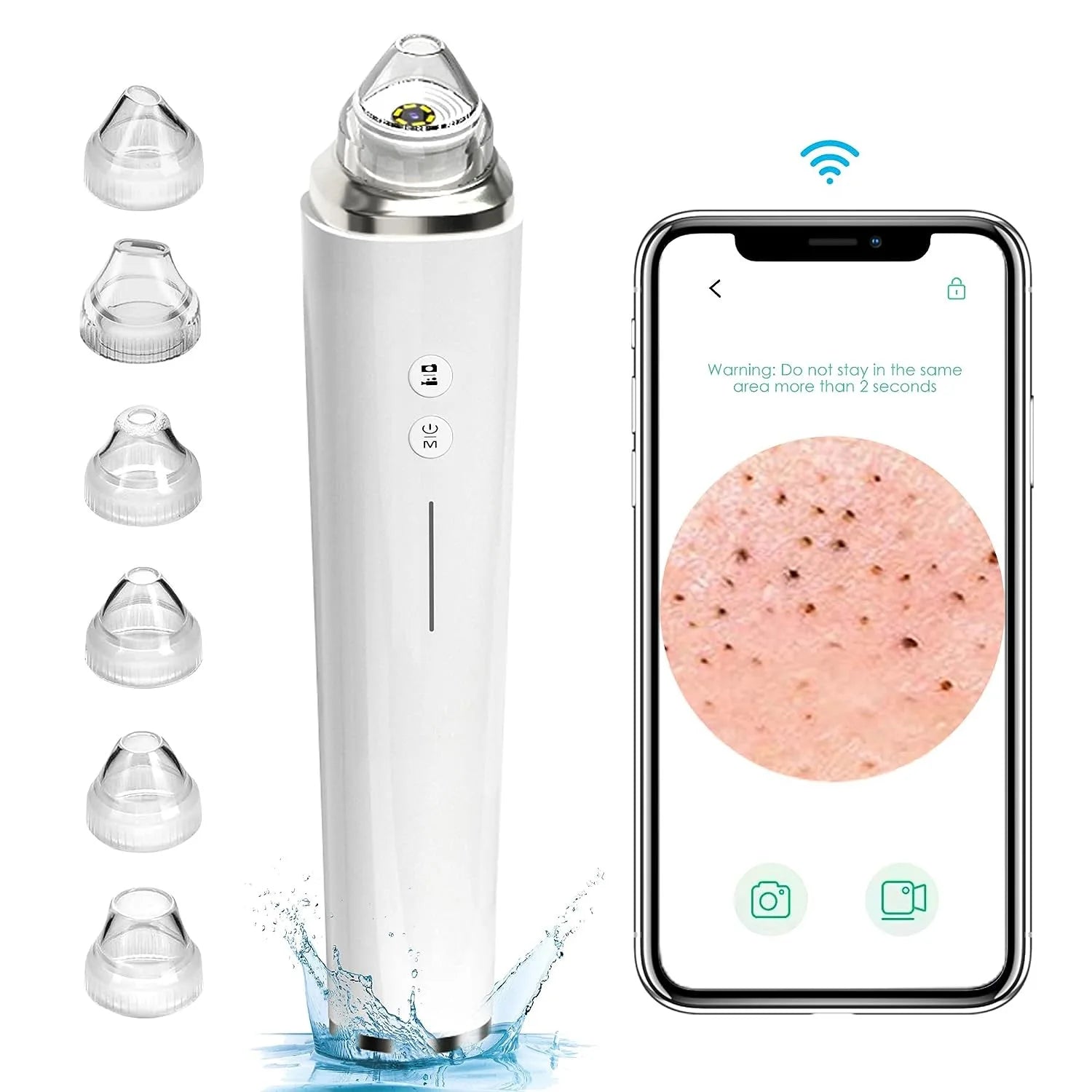 Visual Pore Cleaning With Camera