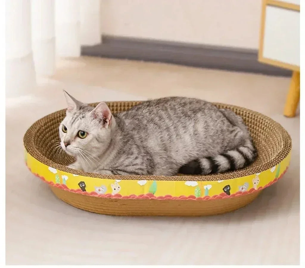 Cat Scratching Nest Board
