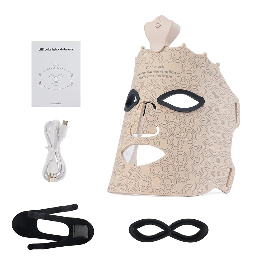 3D Facial Beauty LED Therapy Mask
