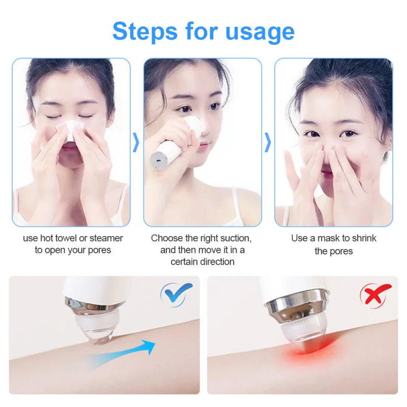 Visual Pore Cleaning With Camera
