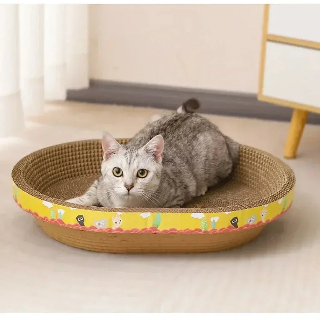 Cat Scratching Nest Board