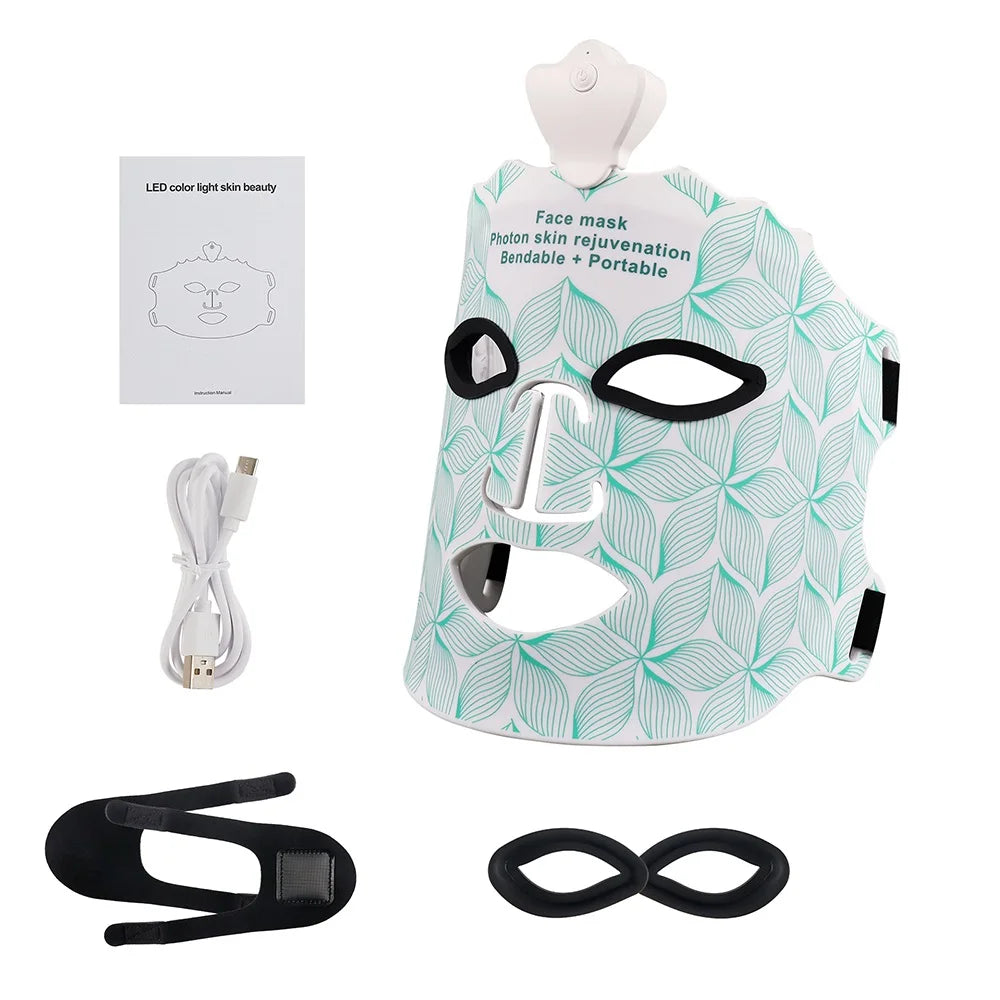 3D Facial Beauty LED Therapy Mask