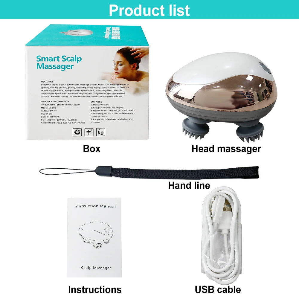 The Calm Pulse Scalp Massager