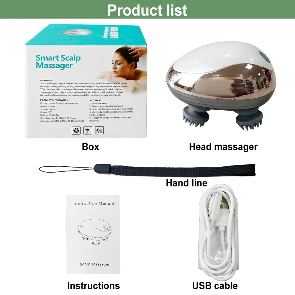 The Calm Pulse Scalp Massager