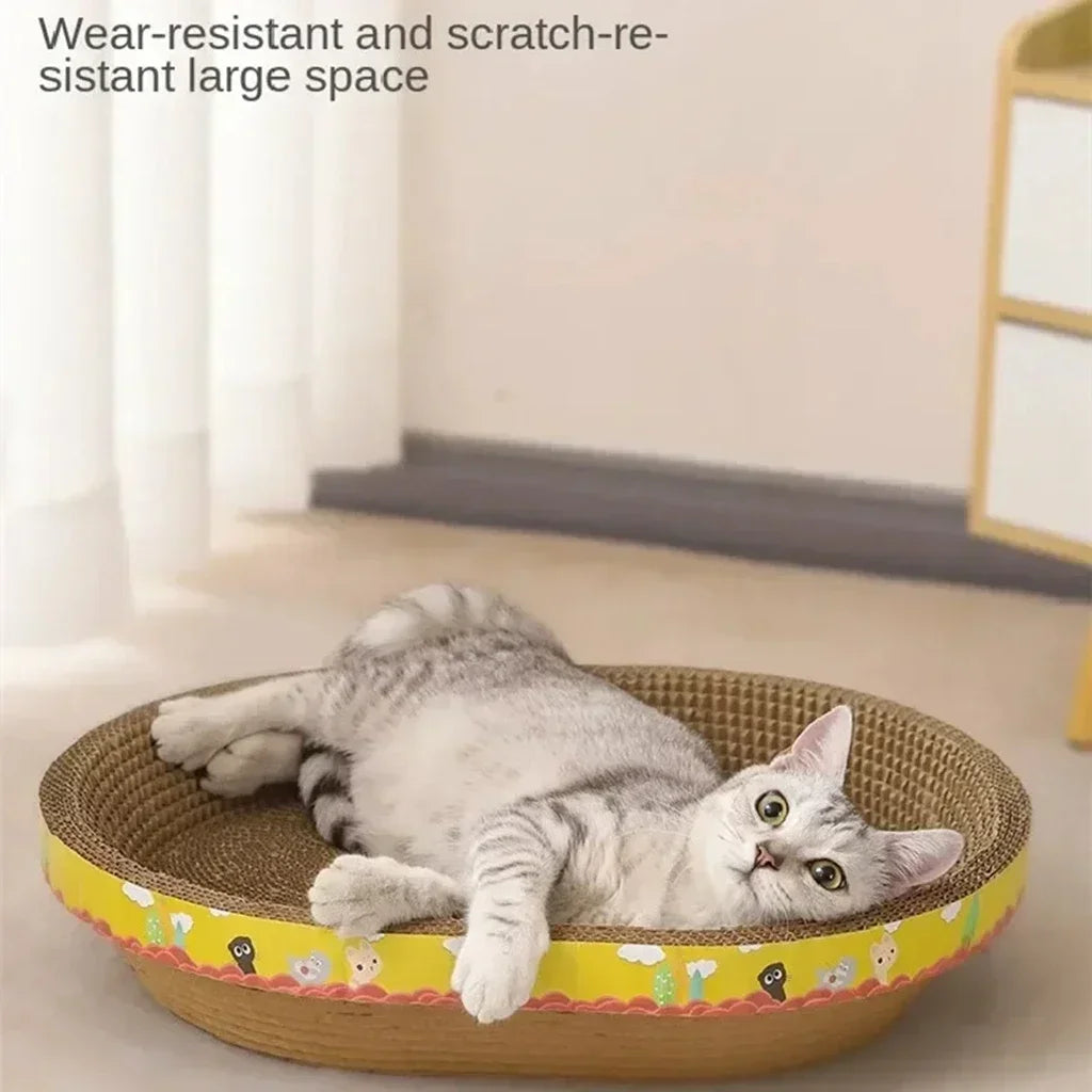 Cat Scratching Nest Board