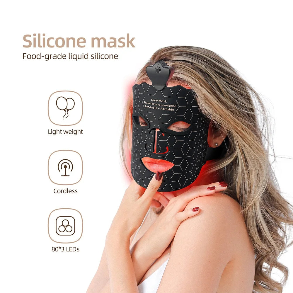 3D Facial Beauty LED Therapy Mask