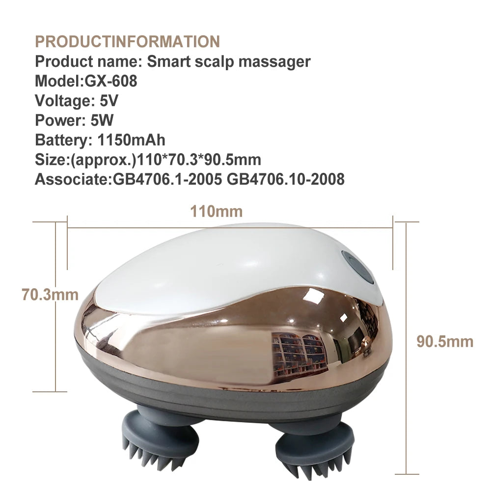 The Calm Pulse Scalp Massager